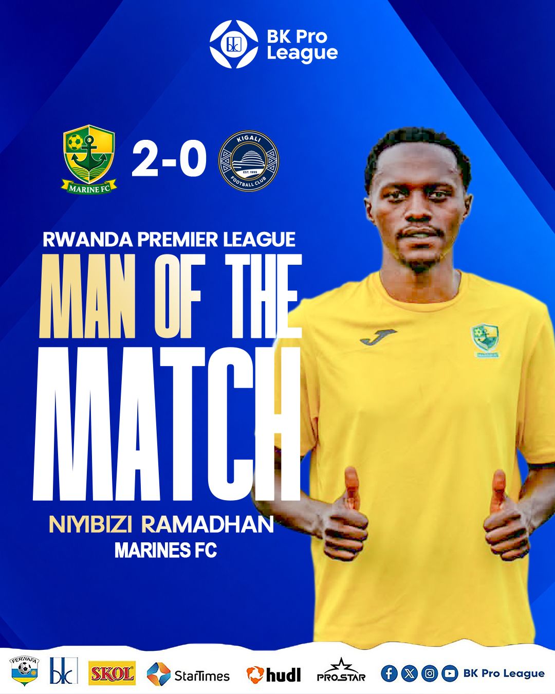 Ramadhan Niyibizi — Man of the Match