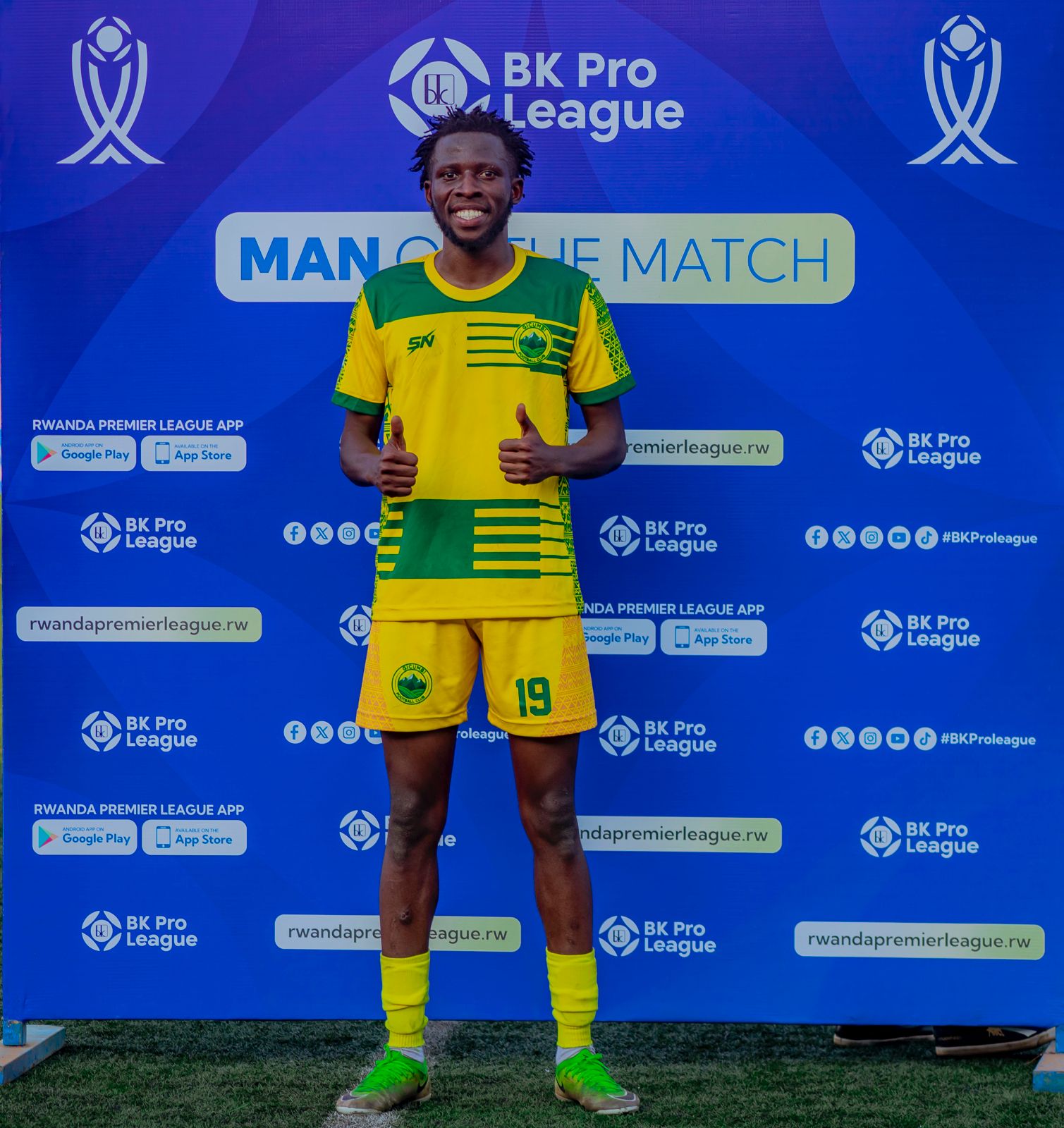Tuyishimire Jean Marie Vianney   — Man of the Match